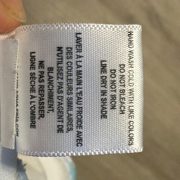 Ruffle Butts Girls 1 Piece Swimsuit Size 6 Pastel Floral Ruffle Sleeve Bow Back - Picture 8 of 8